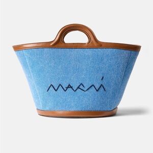 Marni Accessories Blue Tropicalia Small Tote